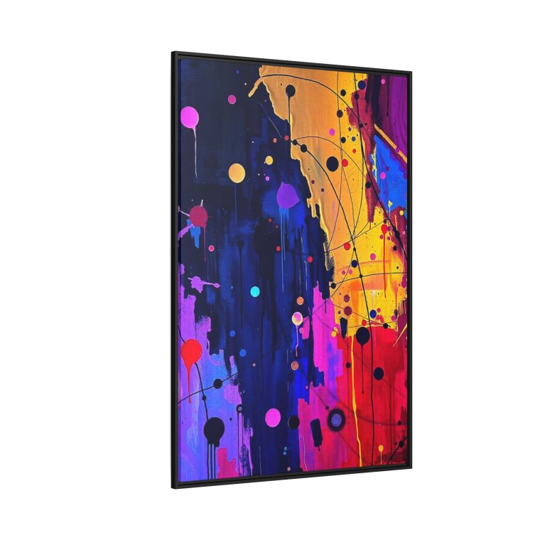 Abstract Hallway Wall Art Long Canvas Print - Image 30