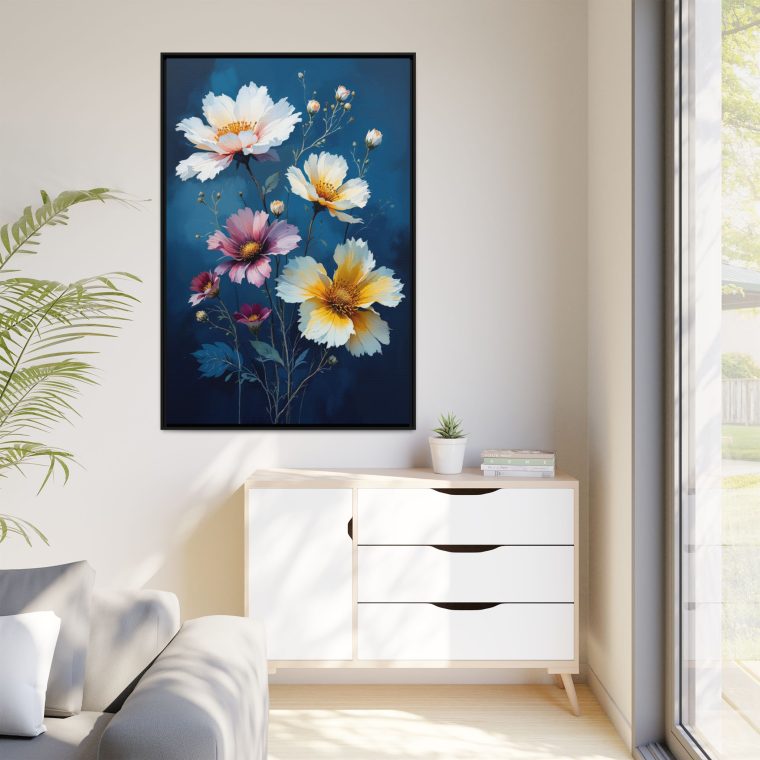 Floral Elegance Modern Minimalist Wall Art - Image 3