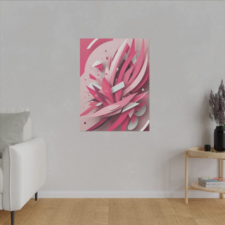 Explosive Pink Geometry Abstract Layers and Dynamic Design - Image 7