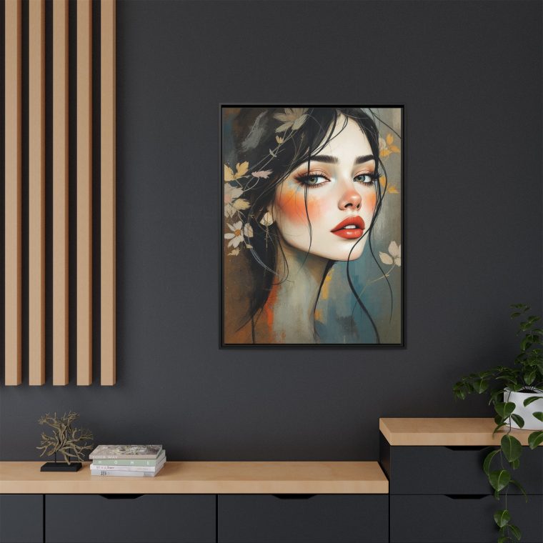 Abstract Boho Woman Face - Natural Aesthetic Wall Art - Image 16