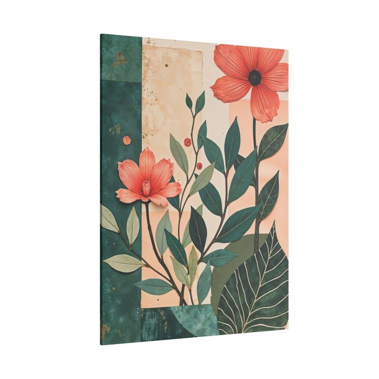 Flower Collage With Paper Cut Outs - Image 30