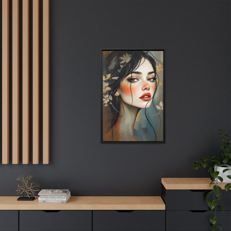 Abstract Boho Woman Face - Natural Aesthetic Wall Art - Image 8