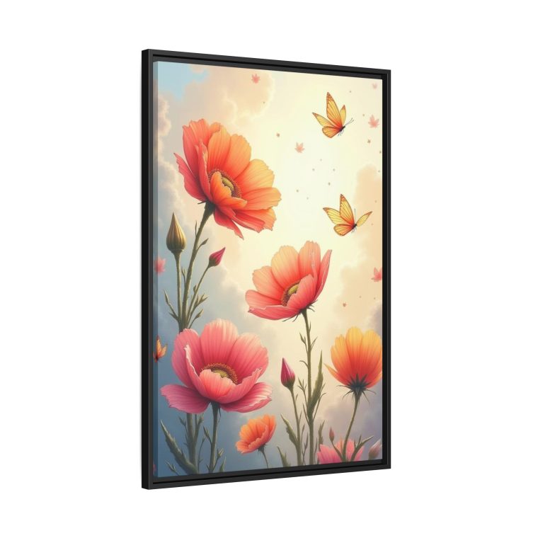 Petals in the Air Floating Floral Canvas - Image 6