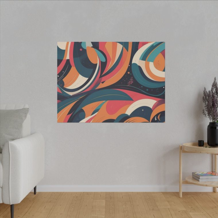 Dynamic Curves Modern Abstract Wall Art Pattern - Image 31