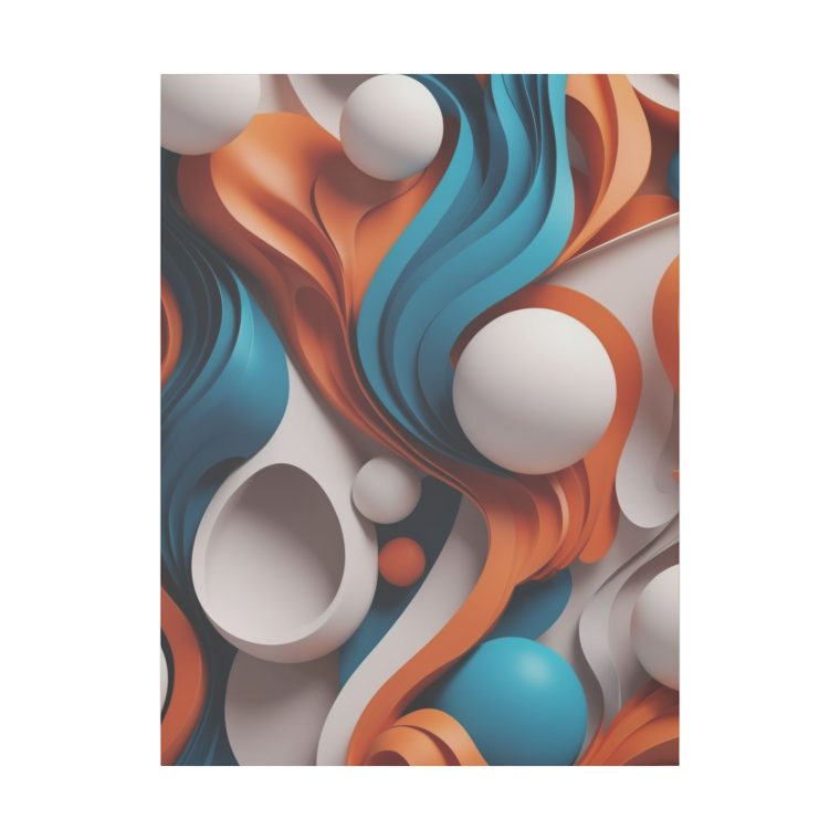 Flowing Dimensions Abstract 3D Wall Art - Image 13