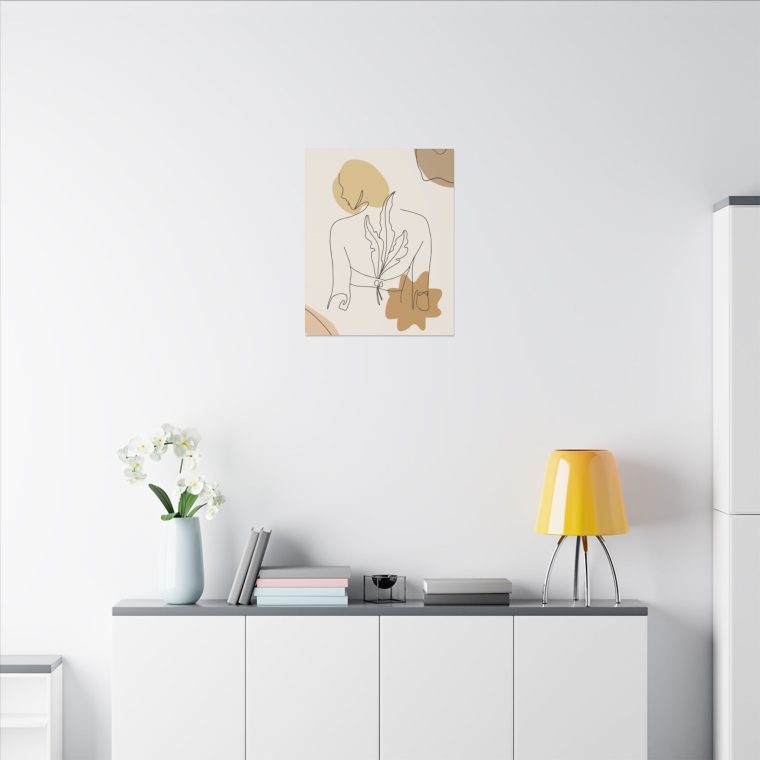 Minimalist Women Body Line Art Canvas Print - Image 24