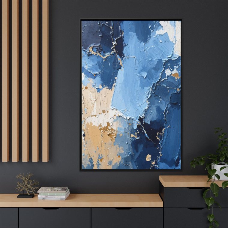 Natural Beauty Unveiled: Blue Lace Stone Textured Wall Art Designs - Image 6