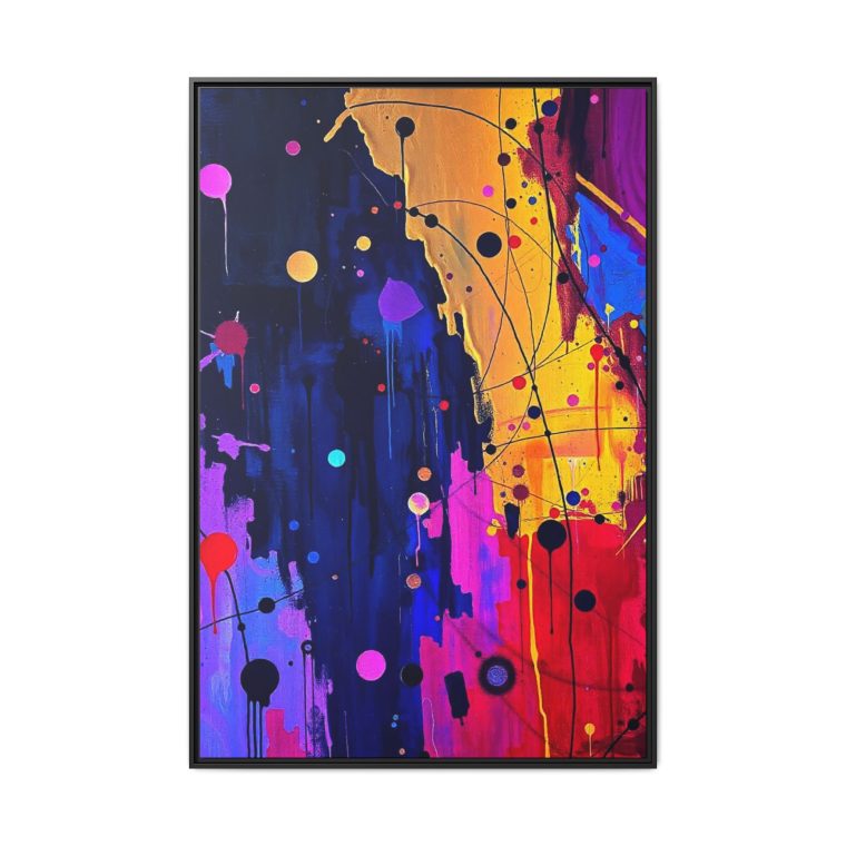 Abstract Hallway Wall Art Long Canvas Print - Image 29