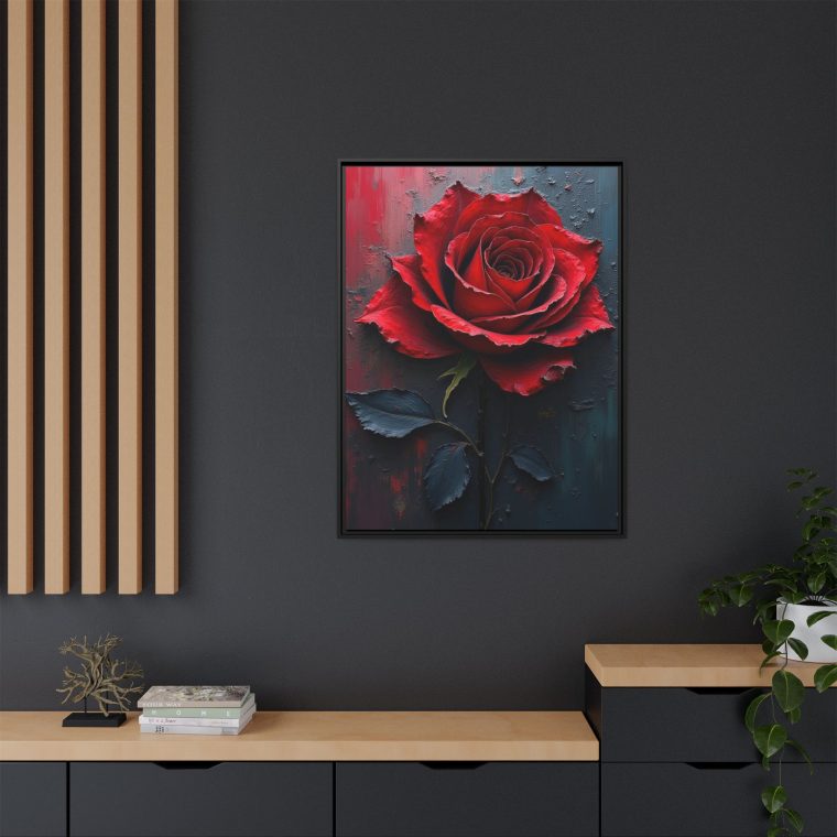 The Allure of Black Baccara Rose Wall Art - Image 12