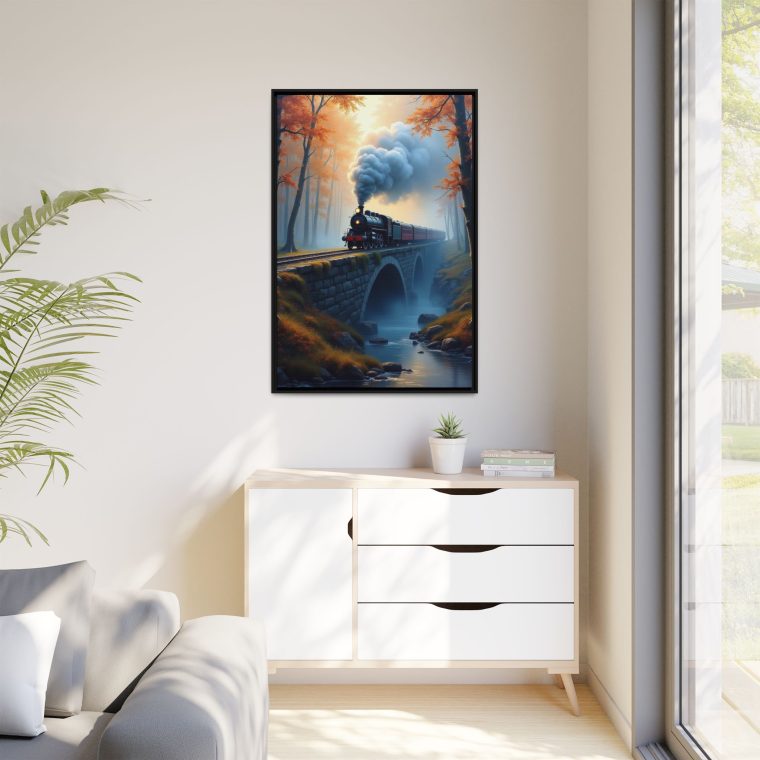 Steam Locomotive Canvas Wall Art - Image 5