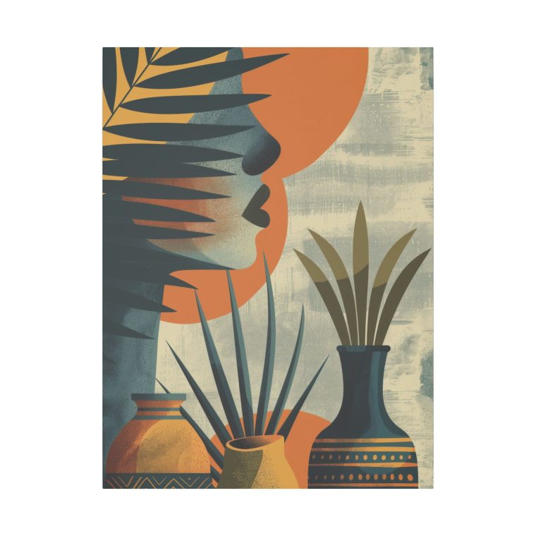 Pottery in Pixels A Digital Art Canvas Masterpiece - Image 13