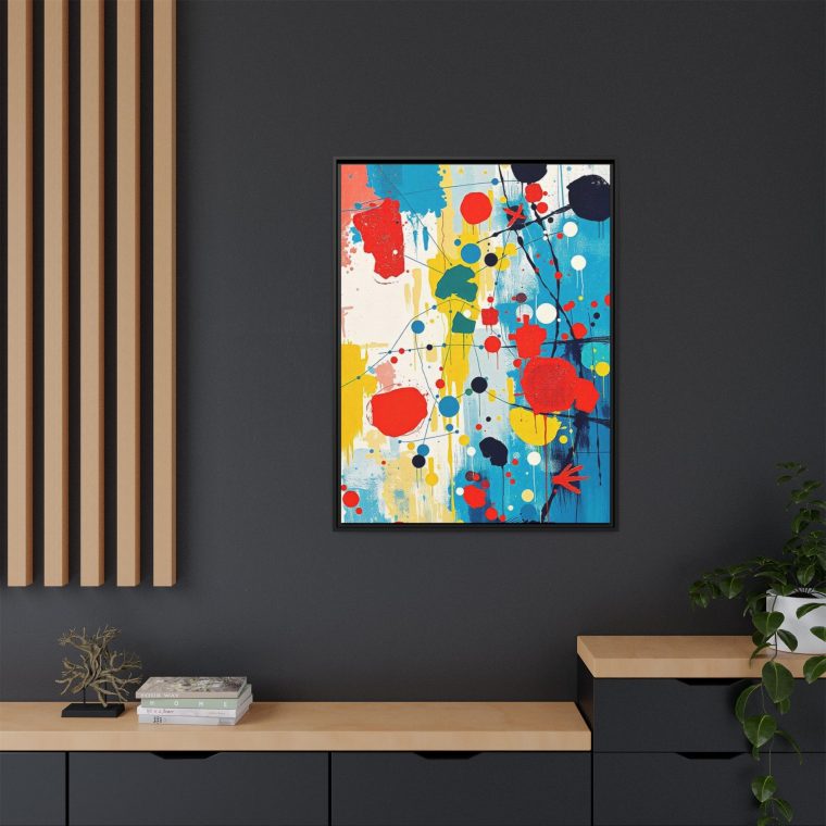 Abstract Kitchen Canvas Print Modern Dining Decor - Image 16