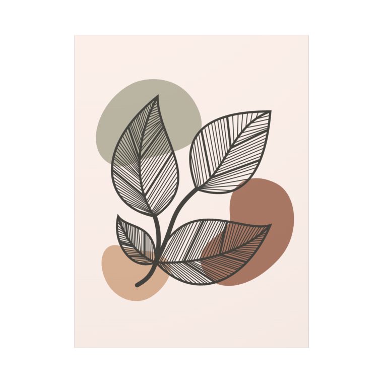 Boho Floral Matte Canvas, Stretched, 1.25" - Image 2