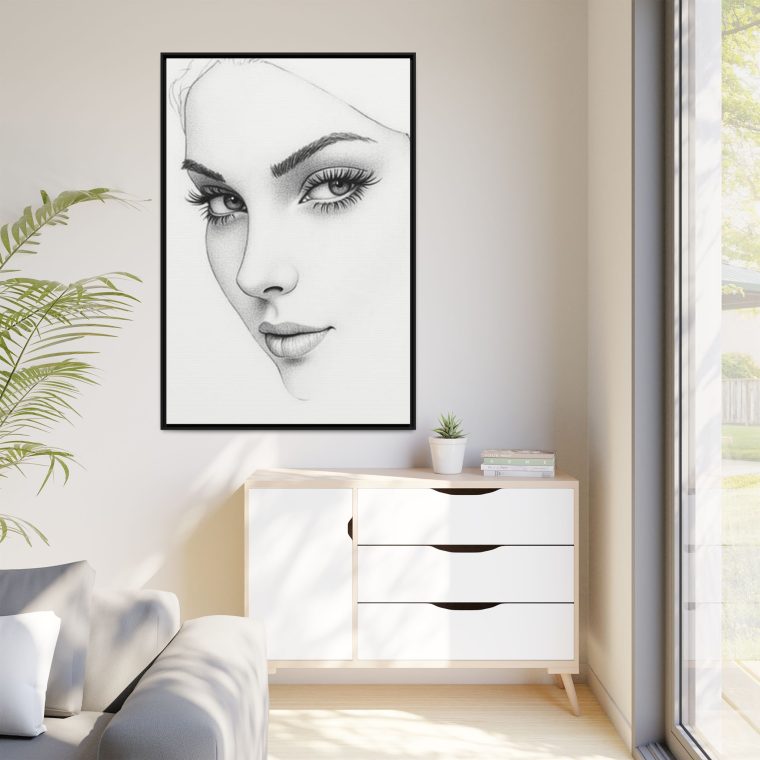 Abstract Line Art Face Wall Décor Perfect for Modern Interiors - Image 27