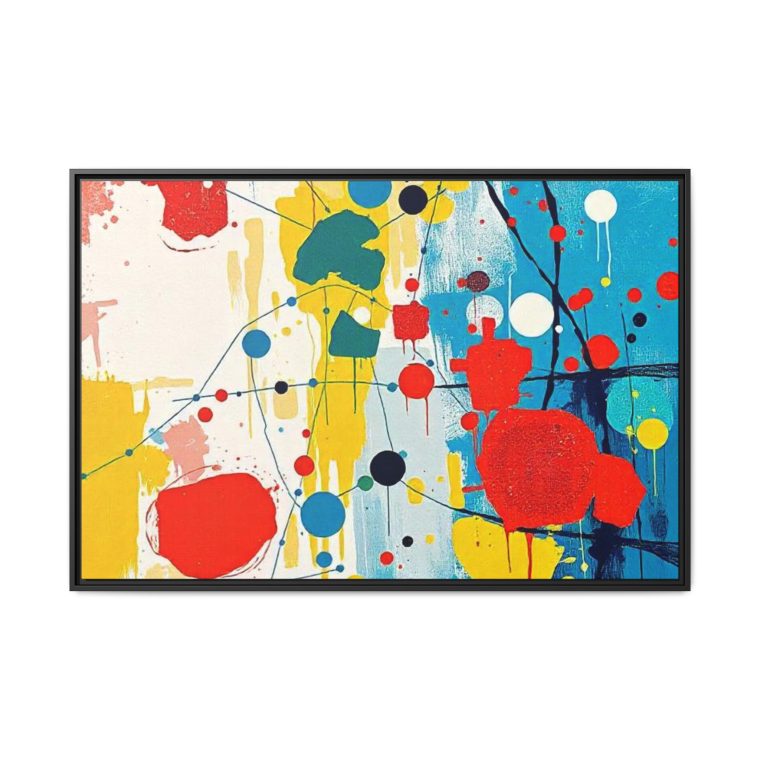 Abstract Kitchen Canvas Print Modern Dining Decor - Image 5