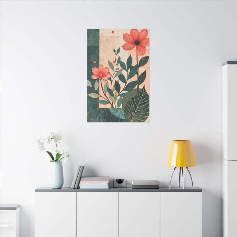 Flower Collage With Paper Cut Outs - Image 20