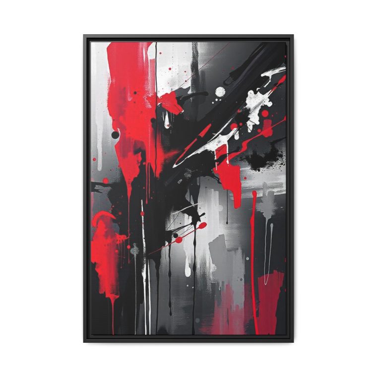 Push Artistic Boundaries with Black Abstract Paint