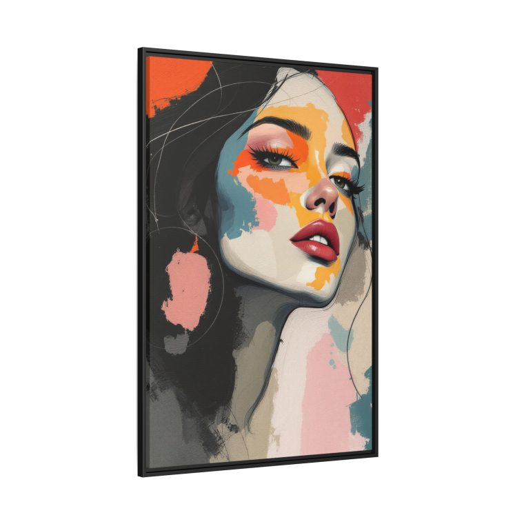 Bohemian Abstract Portrait Natural Modern Wall Art - Image 10