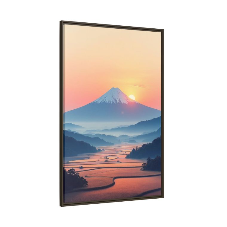 Modern Mount Fuji Canvas Print Japanese Wall Decor - Image 18