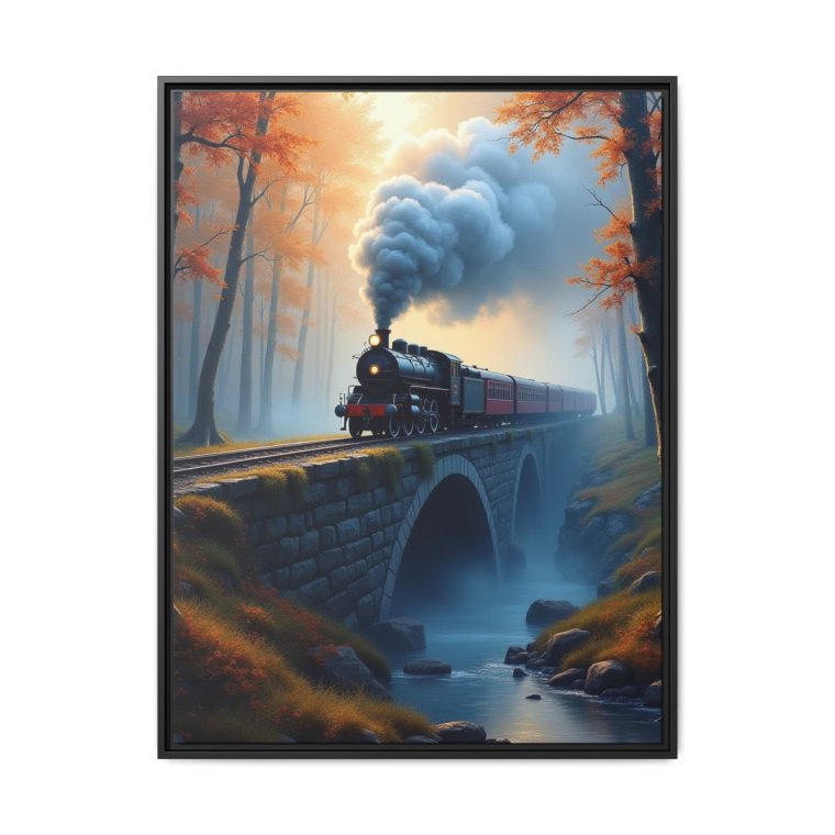 Steam Locomotive Canvas Wall Art - Image 6