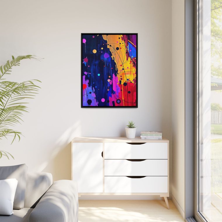 Abstract Hallway Wall Art Long Canvas Print - Image 7