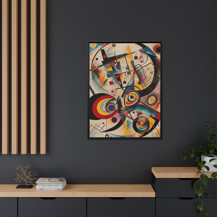 Bold Geometric Abstract Canvas Print Modern Living Room Wall Art - Image 12