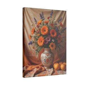 Modern Craft in a Vintage Frame Boho Floral Art