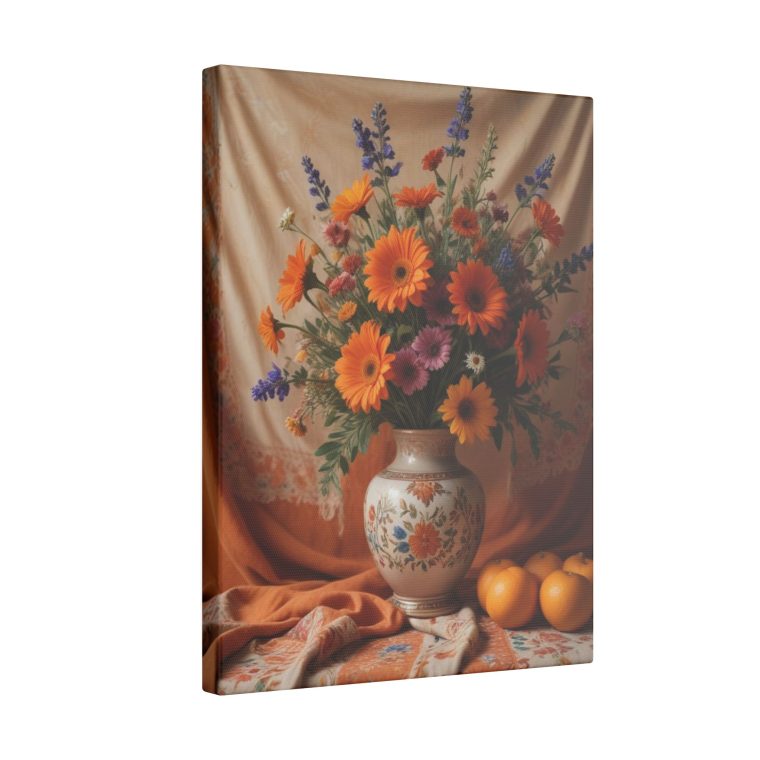 Modern Craft in a Vintage Frame Boho Floral Art