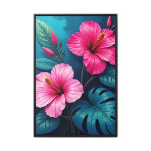 Exquisite Floral Canvas Design for Large Walls