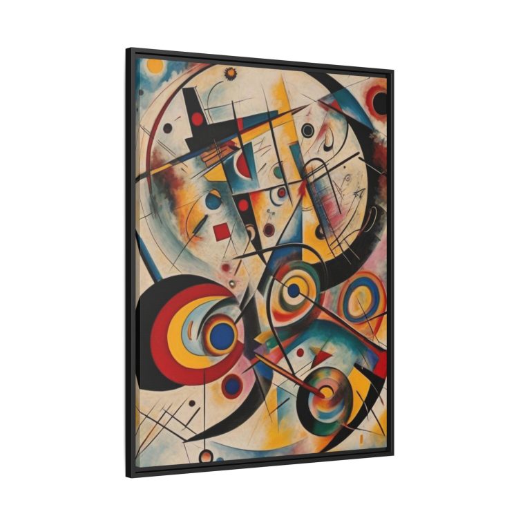 Bold Geometric Abstract Canvas Print Modern Living Room Wall Art - Image 10