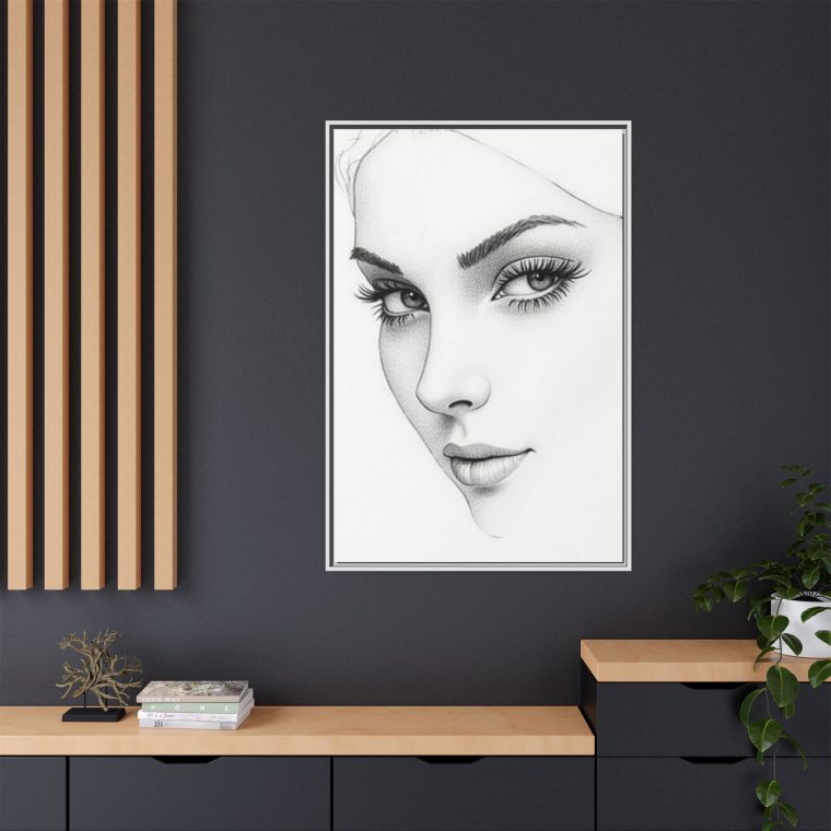 Abstract Line Art Face Wall Décor Perfect for Modern Interiors - Image 24