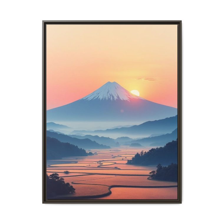 Modern Mount Fuji Canvas Print Japanese Wall Decor - Image 13