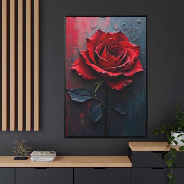 The Allure of Black Baccara Rose Wall Art - Image 16