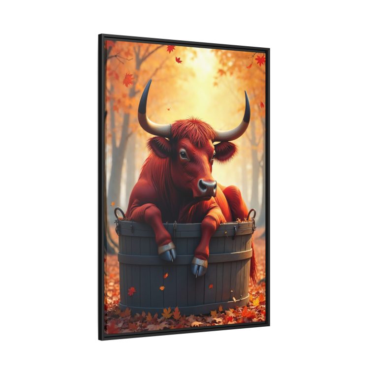 Farmhouse Fun Bull in a Tub Art - Image 6