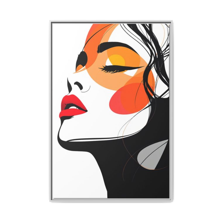 Abstract Face Canvas Wall Art – Perfect Gift for Art Lovers - Image 25