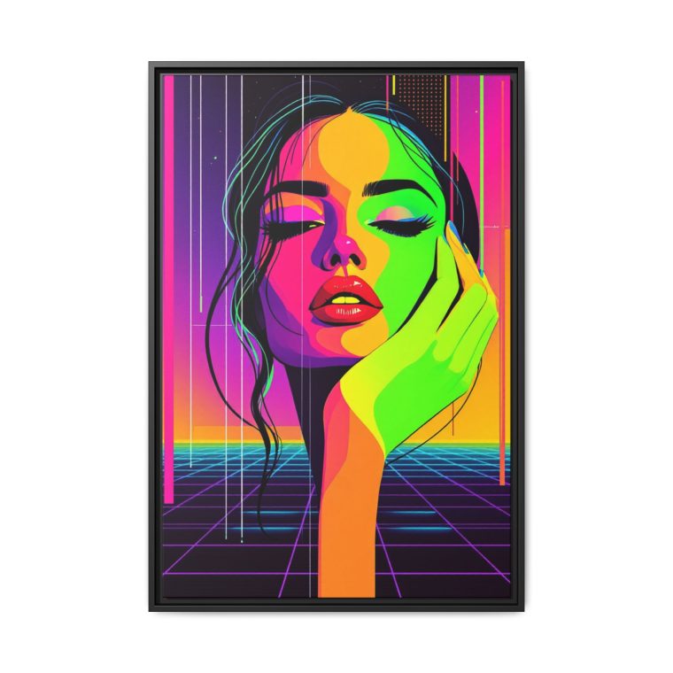 Digital Abstract Face Wall Art – High-Quality Printable Design - Image 5