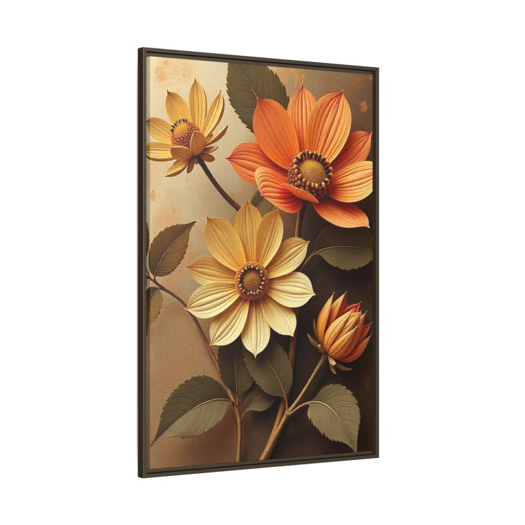 Blooming Large Floral Canvas Art Home for Walls - Image 7