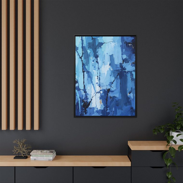 Tranquil Elegance: Blue Lace Stone-Inspired Wall Art for a Serene Home - Image 8
