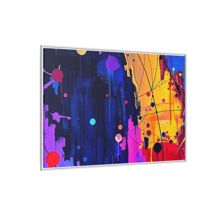 Abstract Hallway Wall Art Long Canvas Print - Image 42