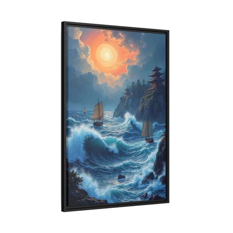 Japanese Great Wave Canvas Print Large Wall Art - Image 10