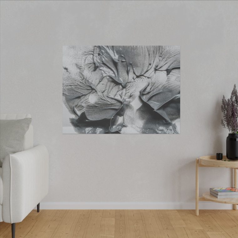 Elevated Elegance Top-View Grey Paint Wall Art - Image 23