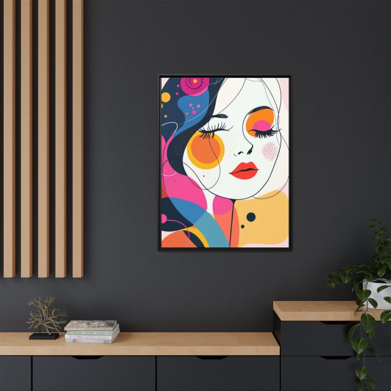 Large Abstract Face Art Wall Print Perfect for Bedrooms or Offices - Image 16