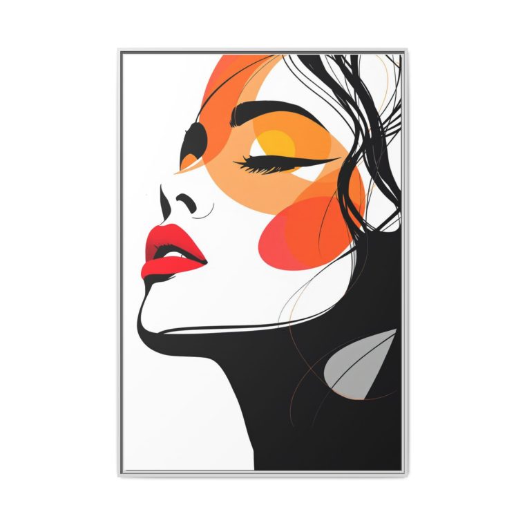 Abstract Face Canvas Wall Art – Perfect Gift for Art Lovers - Image 29