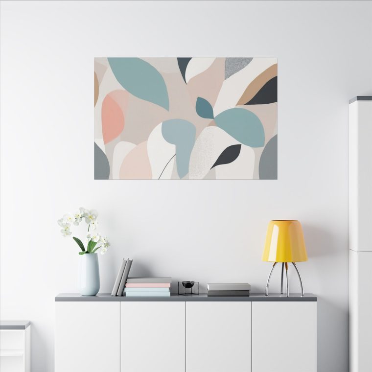 Botanical Bliss: Abstract Leaf Pattern Wall Art for Modern Interiors - Image 28