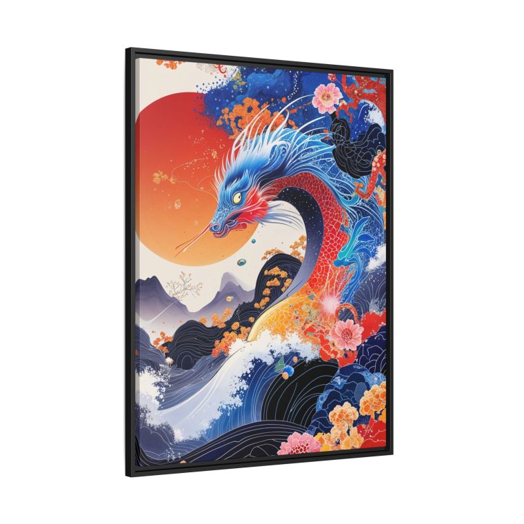 Exclusive Japanese Dragon Canvas Print - Image 14