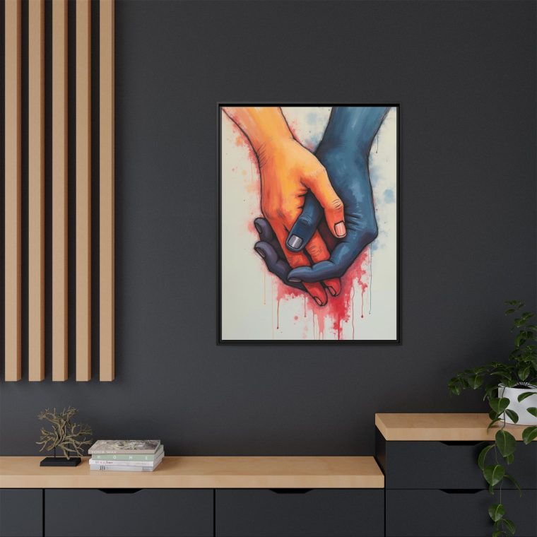Connected Lines Minimalist Art of Intertwined Hands - Image 16