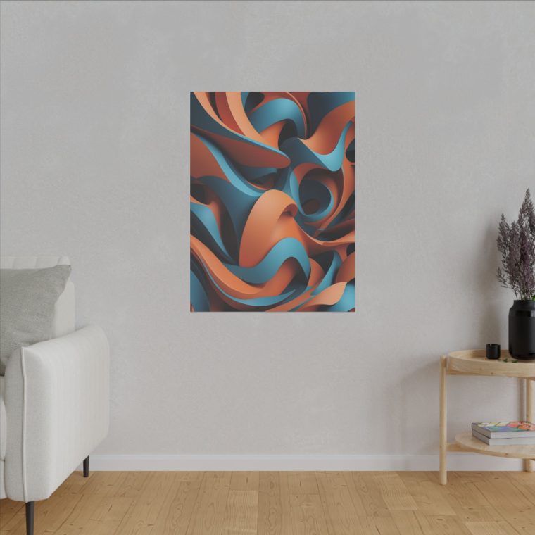 Dynamic Curves Modern Abstract 3d Wall Design - Image 11