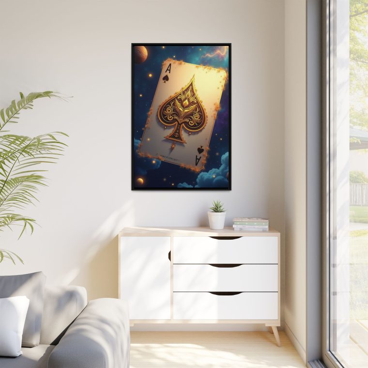 Golden Ace of Cosmic Dust Big Canvas Prints - Image 7