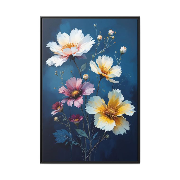 Floral elegance modern minimalist wall art featuring sleek and simple floral designs for sophisticated decor.