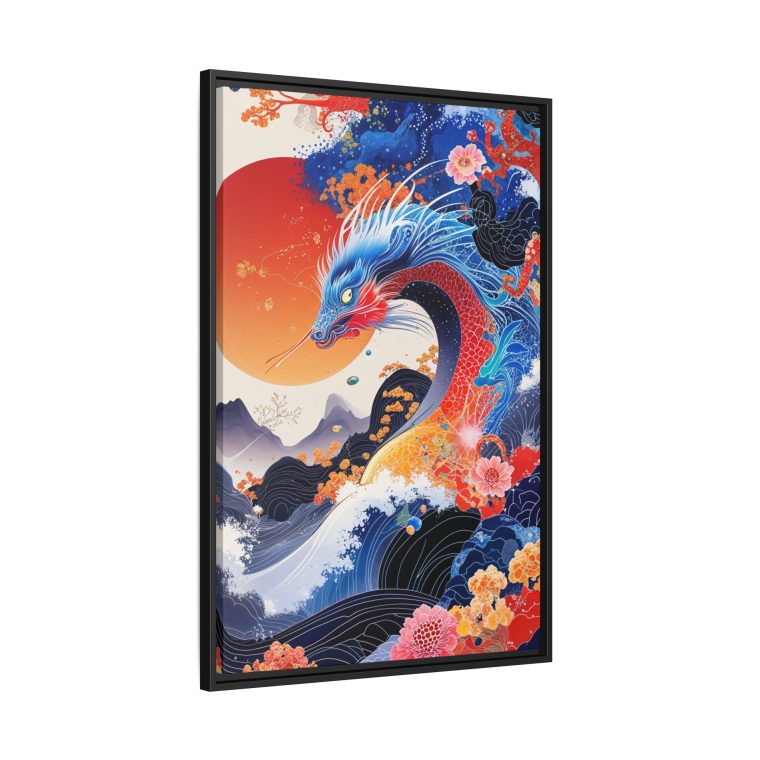 Exclusive Japanese Dragon Canvas Print - Image 6